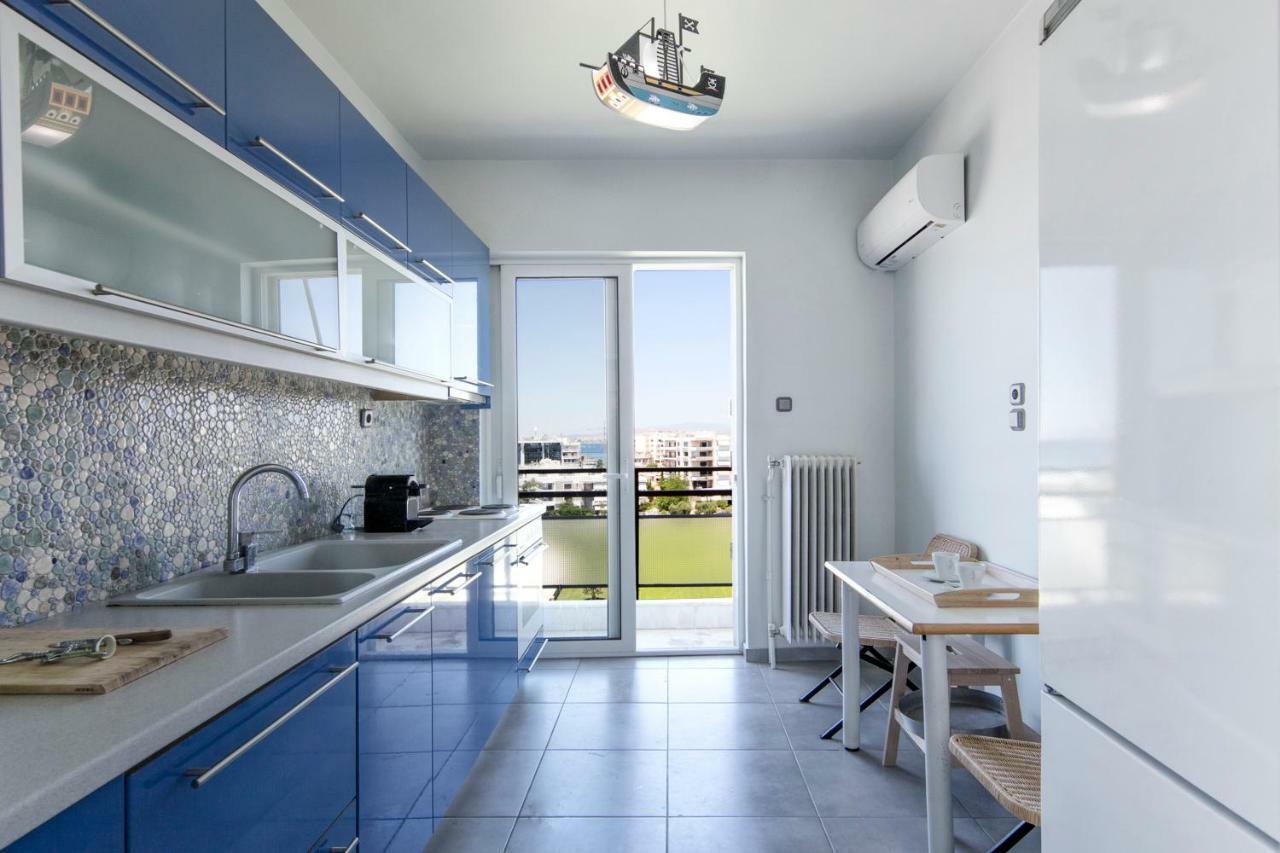 Walking In Alimos Apartment. Atenas Exterior foto